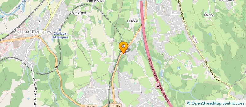 localisation de l'entreprise TDM MARCILLY  MARCILLY-D'AZERGUES