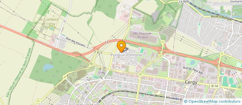 localisation de l'entreprise TDM TRANSPORT à PUISEUX-PONTOISE
