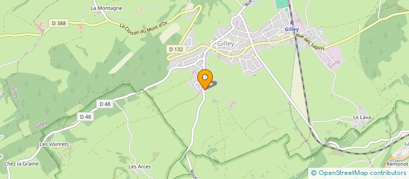 localisation de l'entreprise TDM TRAVAUX PUBLICS DEMOLITION  GILLEY