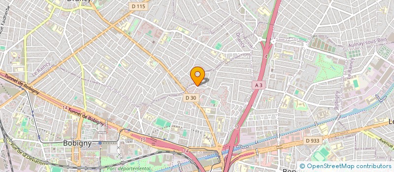 localisation de l'entreprise TDM VTC  BOBIGNY