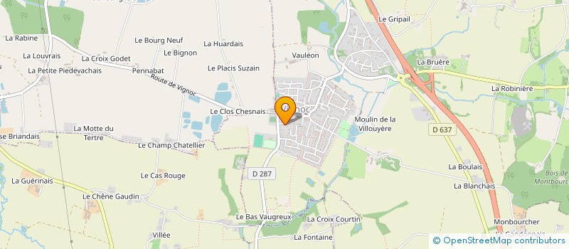 localisation de l'entreprise TDM - YANNICK LAMY à VIGNOC