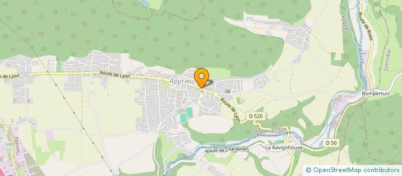 localisation de l'entreprise TDMA à APPRIEU