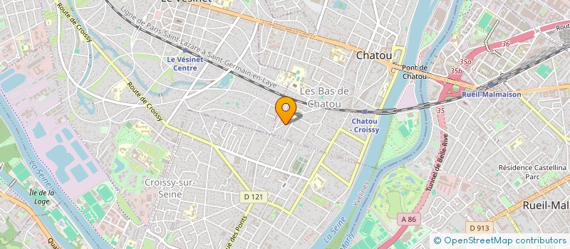 localisation de l'entreprise TDMC  CHATOU