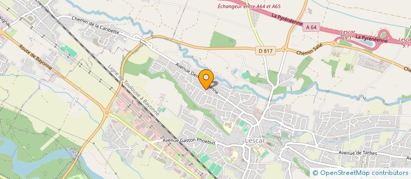 localisation de l'entreprise TDMC  LESCAR