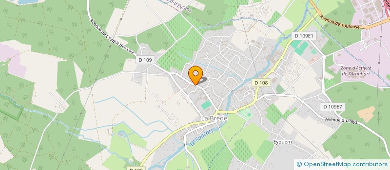 localisation de l'entreprise TDN  LA BREDE