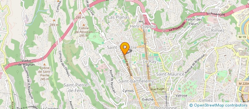 localisation de l'entreprise TDN  NICE