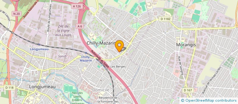 localisation de l'entreprise TDNEI  CHILLY-MAZARIN