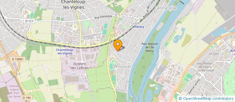 localisation de l'entreprise TDNI à ANDRESY