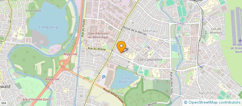 localisation de l'entreprise TDO CREW à STRASBOURG