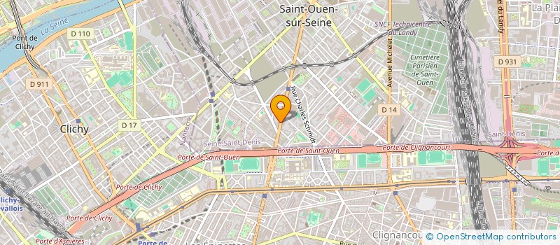 localisation de l'entreprise TDP à SAINT-OUEN-SUR-SEINE