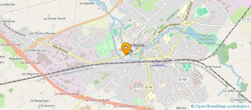 localisation de l'entreprise TDP à LAMBALLE-ARMOR