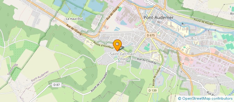 localisation de l'entreprise TDP à PONT-AUDEMER