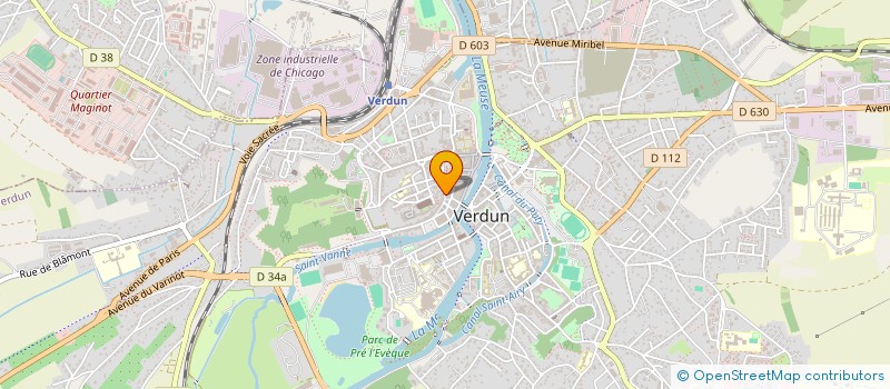 localisation de l'entreprise TDP à VERDUN