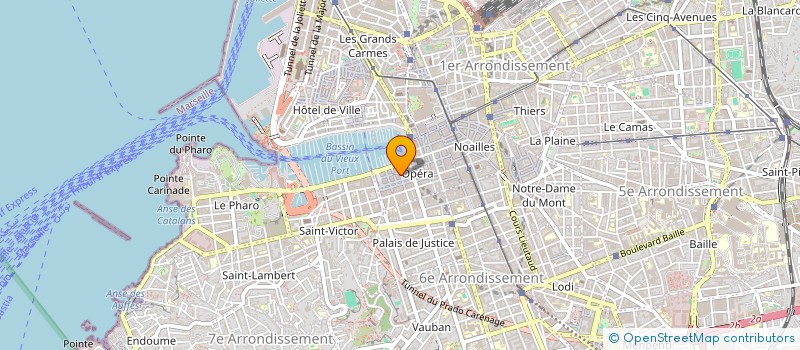 localisation de l'entreprise TDP PROD à MARSEILLE