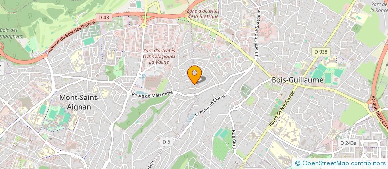 localisation de l'entreprise TDP RESTAURATION  MONT-SAINT-AIGNAN