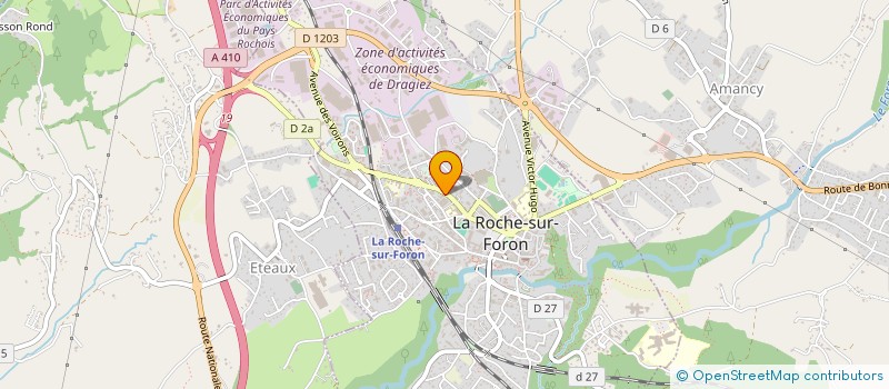 localisation de l'entreprise TDR  LA ROCHE-SUR-FORON