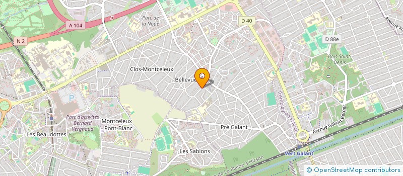 localisation de l'entreprise TDR à VILLEPINTE