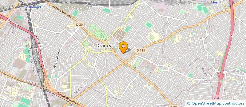 localisation de l'entreprise TDR à DRANCY