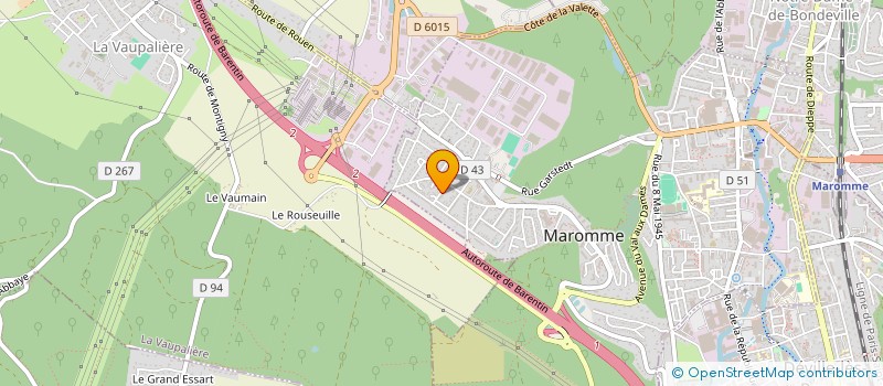 localisation de l'entreprise TDR  MAROMME
