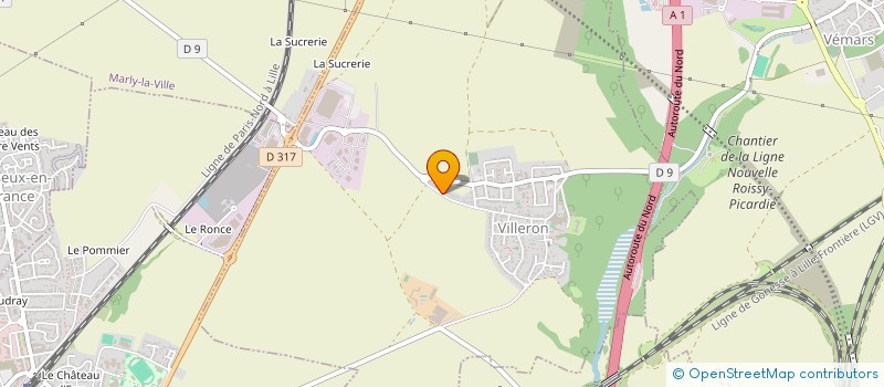 localisation de l'entreprise TDR 93 à VILLERON
