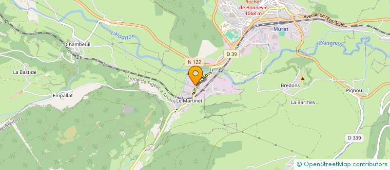 localisation de l'entreprise TDR à MURAT