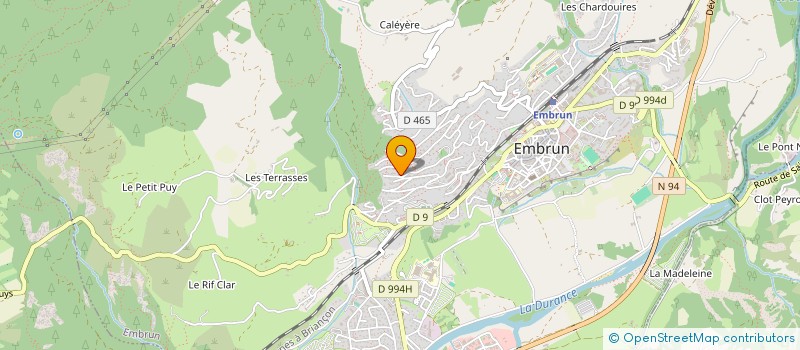 localisation de l'entreprise TDR AQUATIK  EMBRUN