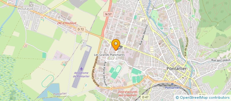 localisation de l'entreprise TDR FRANCE  PONTARLIER