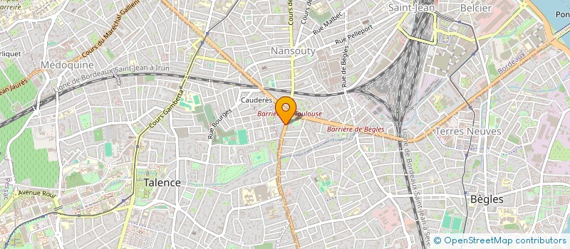 localisation de l'entreprise TDRA CONSEIL à BORDEAUX