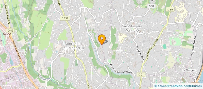 localisation de l'entreprise TDS  SAINT-CYR-AU-MONT-D'OR