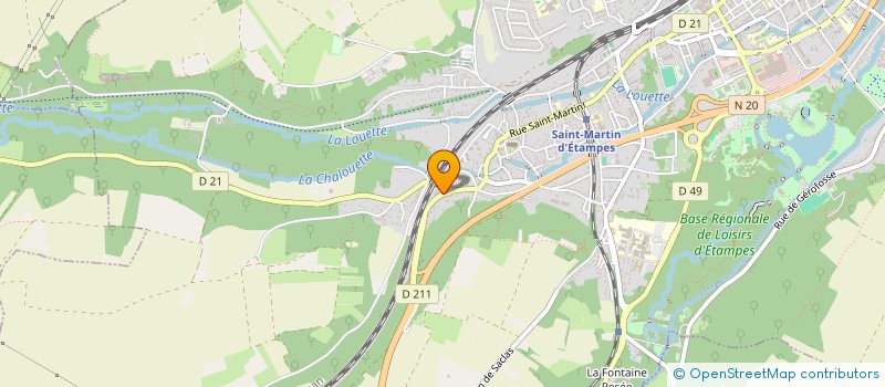 localisation de l'entreprise TDS à ETAMPES