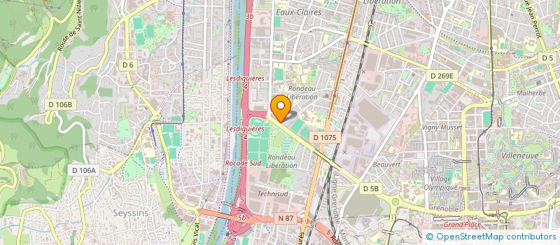 localisation de l'entreprise TDS à GRENOBLE