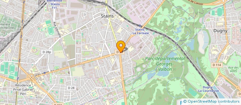 localisation de l'entreprise TDS à STAINS