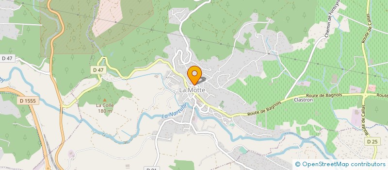 localisation de l'entreprise TDS à LA MOTTE