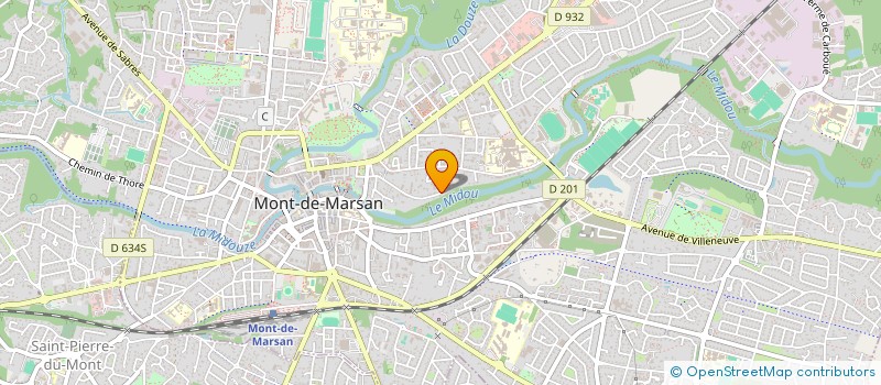 localisation de l'entreprise TDS à MONT-DE-MARSAN