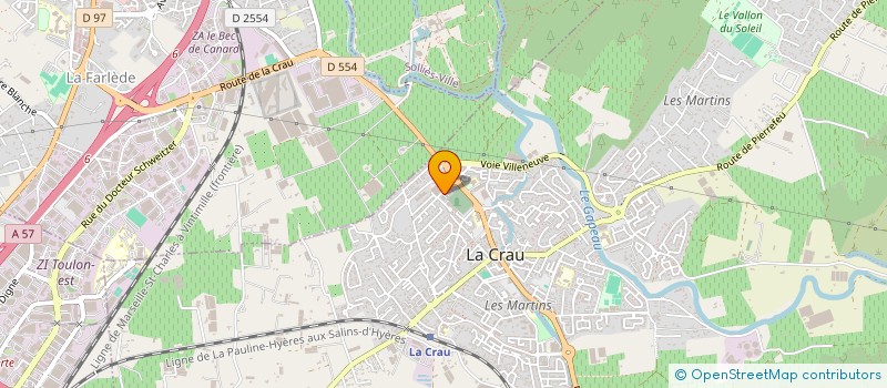 localisation de l'entreprise TDS à LA CRAU