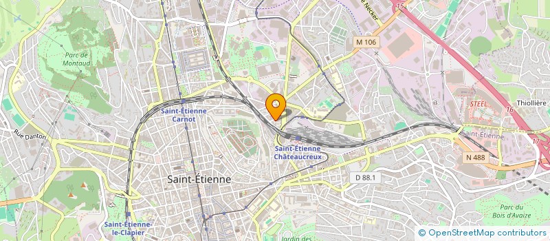 localisation de l'entreprise TDS  SAINT-ETIENNE