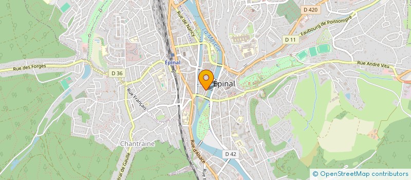 localisation de l'entreprise TDS CREDIT à EPINAL