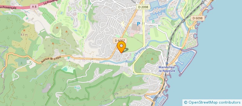 localisation de l'entreprise TDS DIFFUSION 2 à MANDELIEU-LA-NAPOULE