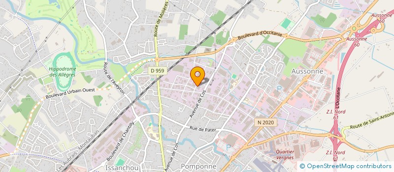 localisation de l'entreprise TDS ENERGIES à MONTAUBAN