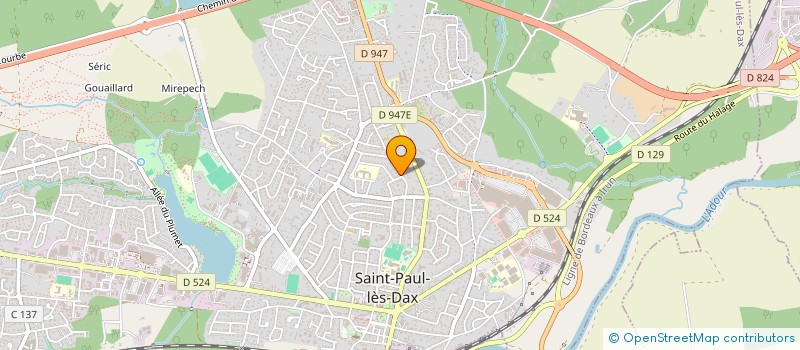 localisation de l'entreprise TDS ENTREPRISE à SAINT-PAUL-LES-DAX