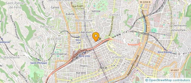 localisation de l'entreprise TDS FINANCES INVESTISSEMENTS à NICE