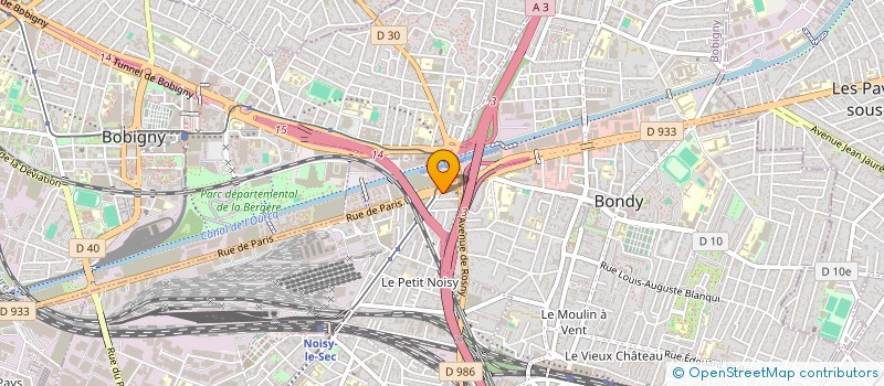 localisation de l'entreprise TDS FORMATION à NOISY-LE-SEC