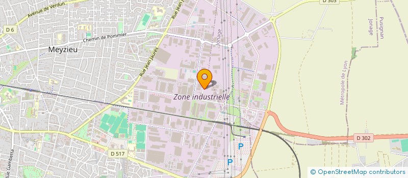 localisation de l'entreprise TDS FRANCE  MEYZIEU