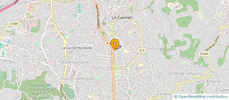 localisation de l'entreprise TDS MEDICAL à LE CANNET
