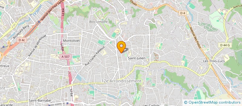 localisation de l'entreprise TDS NEGOCE à MARSEILLE