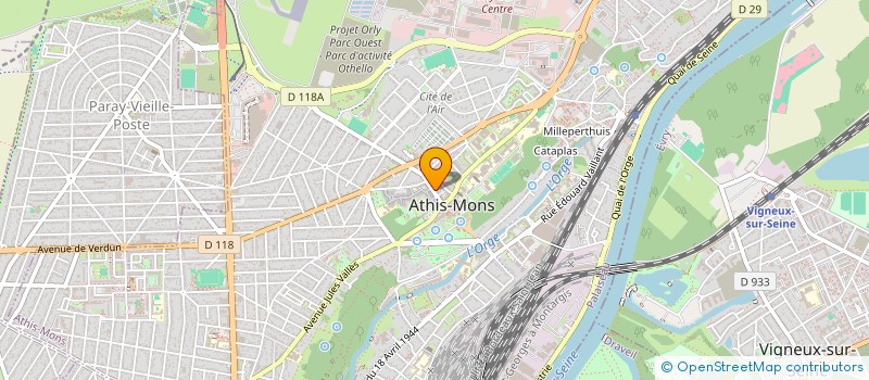 localisation de l'entreprise TDS RENOVATION à ATHIS-MONS