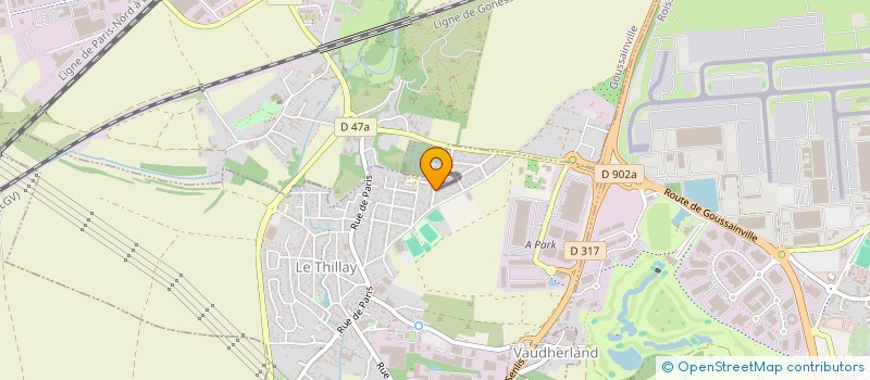 localisation de l'entreprise TDS SERVICES  LE THILLAY