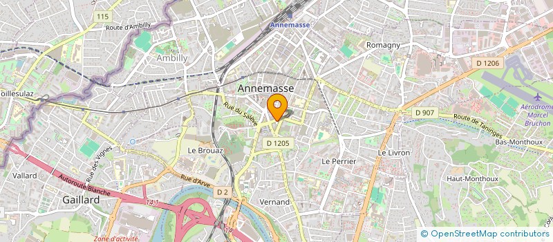 localisation de l'entreprise TDSA TRAVAUX DENTAIRES SUISSE-ALPES à ANNEMASSE