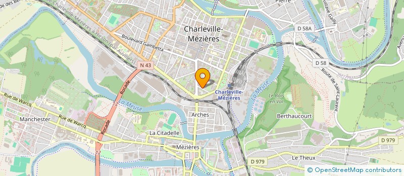 localisation de l'entreprise TDSD INVESTISSEMENT  CHARLEVILLE-MEZIERES