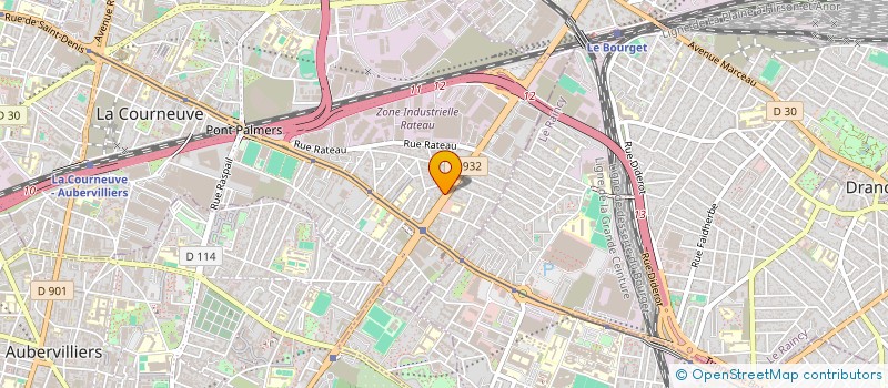 localisation de l'entreprise TDSK à LA COURNEUVE